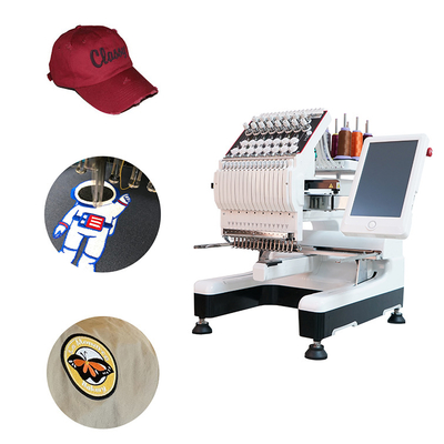 Factory Single Head 15 Needle Embroidery Machine Hat T-shirt Embroidery Machine Sale
