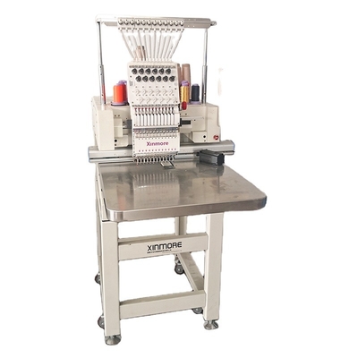 La machine à coudre de tête de broderie d'ordinateur plat simple de machine a adapté aux besoins du client