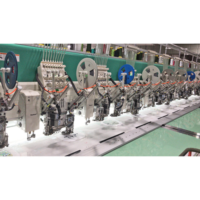 Machines de fabrication automatiques de tête simple de machine de broderie automatisées par tête simple